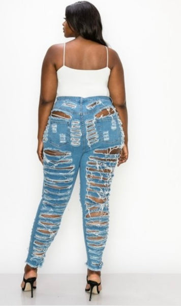 Distressed Jeans Skinny